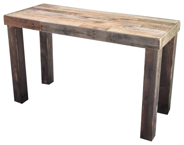Reclaimed Wood Desk Work Table - Rustic - Desks And Hutches - by .