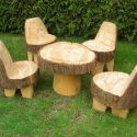 wooden garden furniture