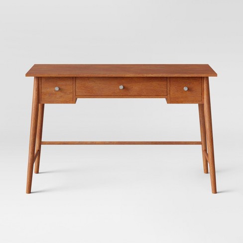 Amherst Mid Century Modern Writing Desk Brown - Project 62™ : Targ